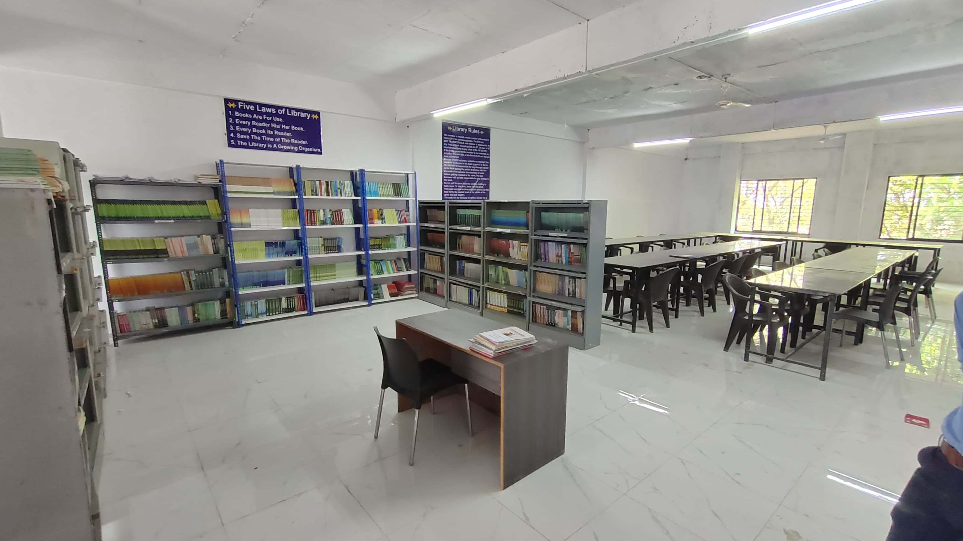 Librarian Helping Student