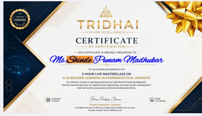 Faculty Certificate 3
