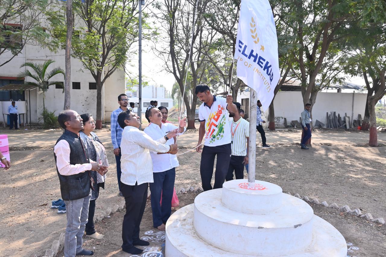 Flag hoisting ceremony on Republic Day